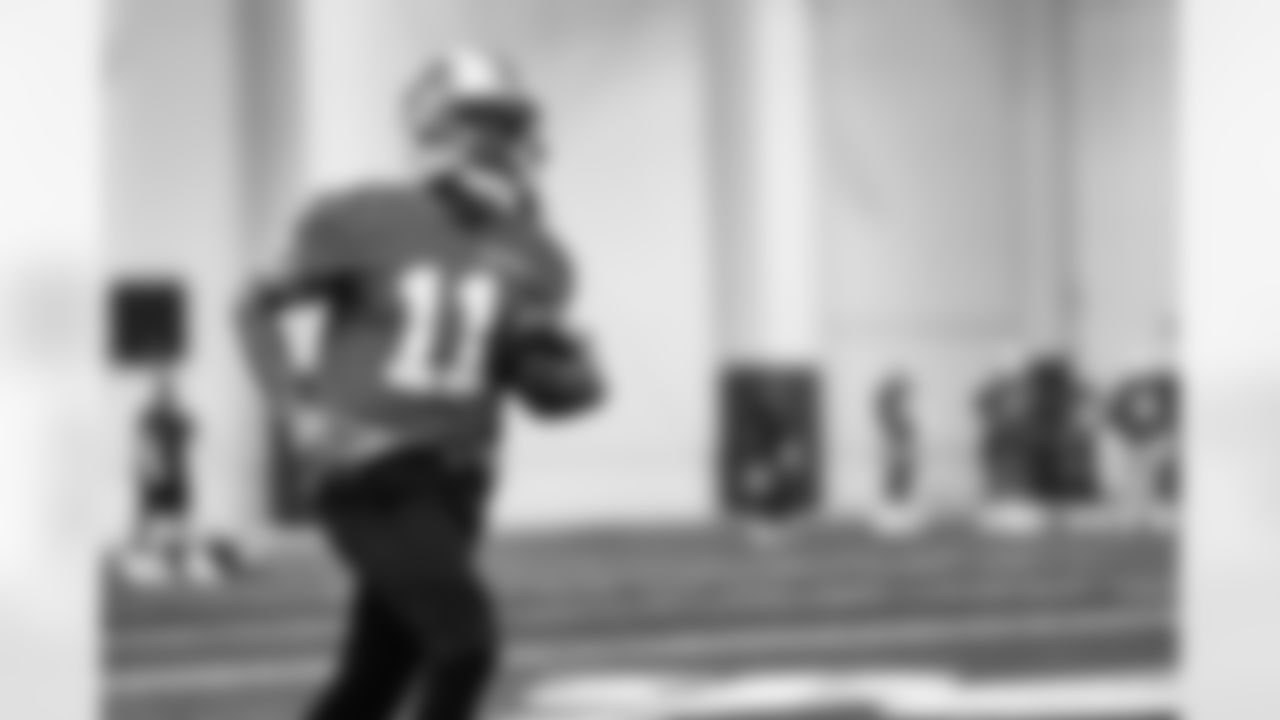 Detroit Lions wide receiver Kalif Raymond (11) during practice at the Meijer Performance Center in Allen Park, MI on November 15, 2024. (Josh Mandujano/Detroit Lions)