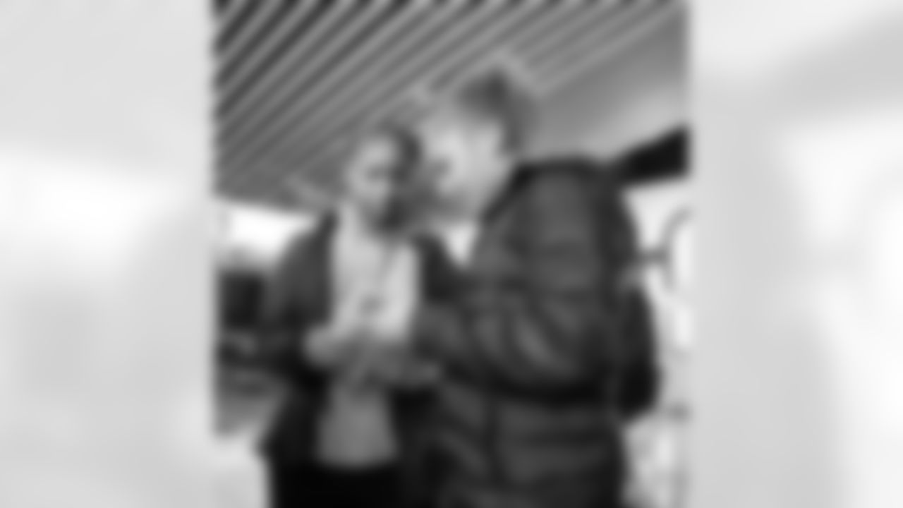 Students working with 3D printed materials during a Detroit Lions Academy health and wellness field trip at the Henry Ford Health campus on Feb. 27, 2026 in Detroit. (Izzy Rincon/Detroit Lions)