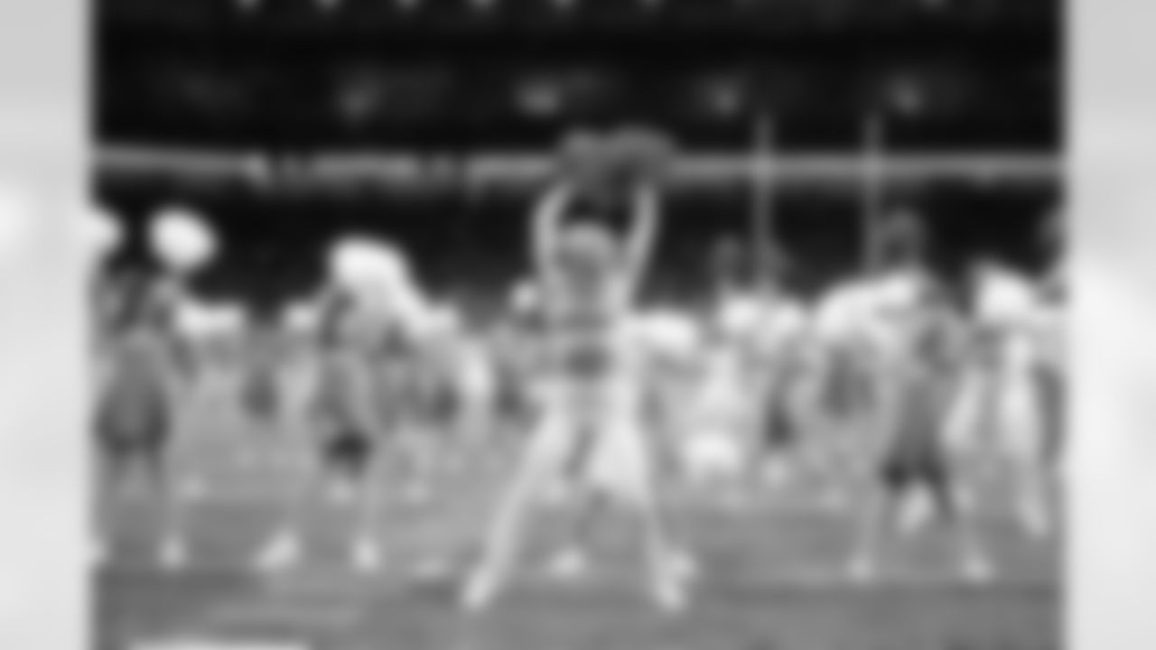 Detroit Lions Junior Cheer Clinic performs at halftime during an NFL football game against the Pittsburgh Steelers on Sunday, Dec. 21, 2025 in Detroit. (Jeff Nguyen/Detroit Lions via AP)