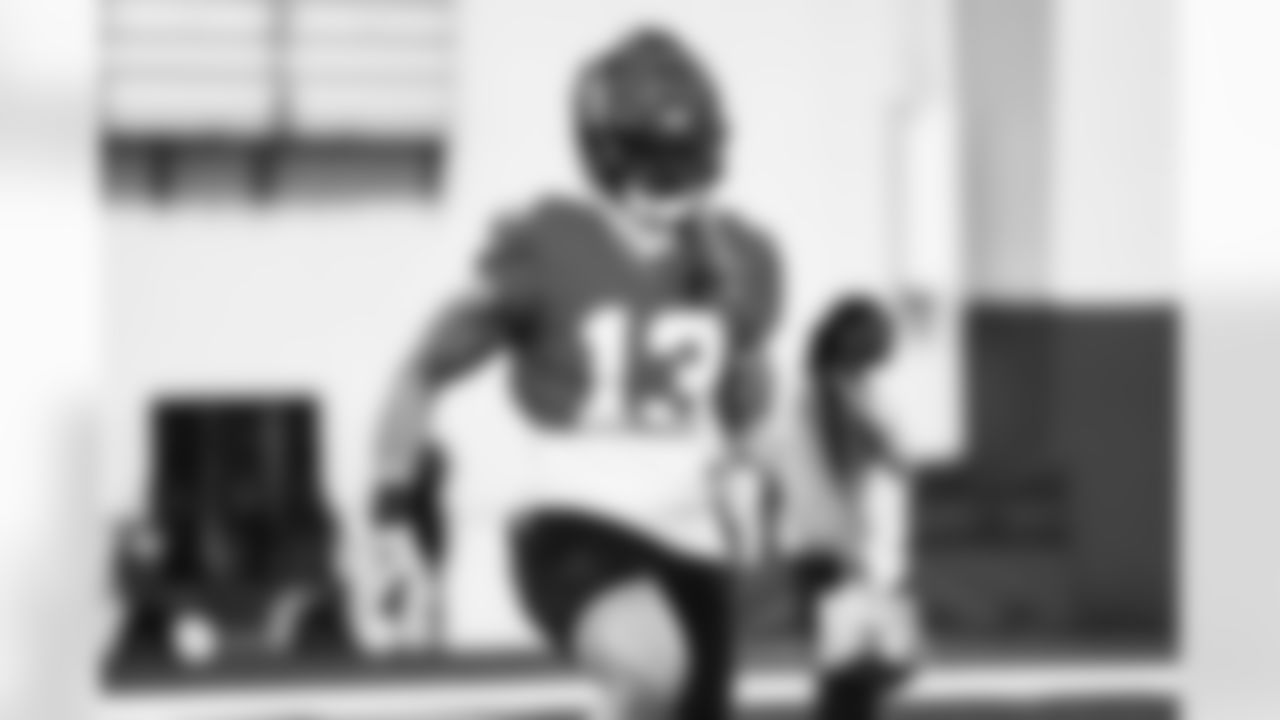 Detroit Lions running back Craig Reynolds (13) during practice at the Meijer Performance Center in Allen Park, MI on January 2, 2025. (Jeff Nguyen/Detroit Lions)
