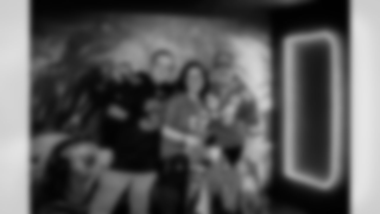 Fans attend a Thanksgiving game watch party on Thursday, Nov. 27, 2025 in Cologne, Germany. (Felix Lindenbeck/Detroit Lions via AP)