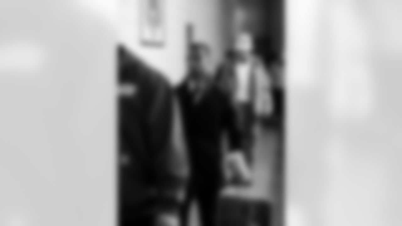 Detroit Lions wide receiver Kalif Raymond (11) arrives to an NFL football game against the Philadelphia Eagles on Sunday, Nov. 16, 2025 in Philadelphia. (Jeff Nguyen/Detroit Lions via AP)