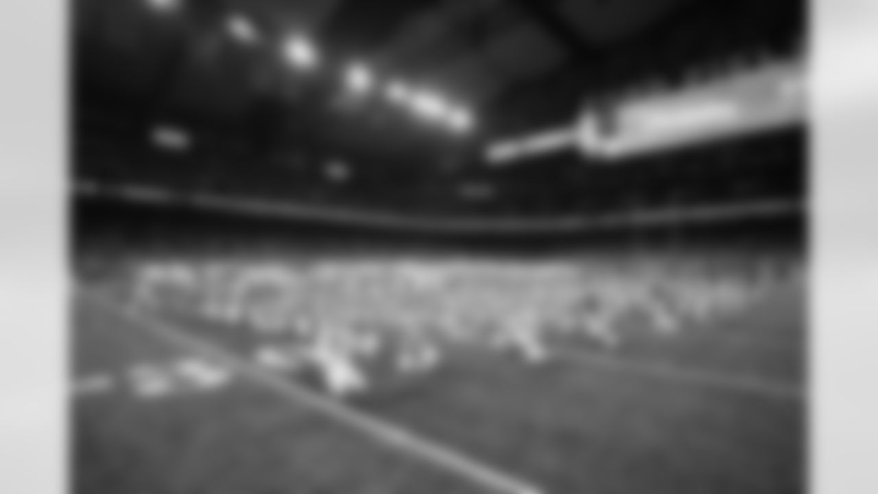 Detroit Lions Junior Cheer Clinic performs at halftime during an NFL football game against the Pittsburgh Steelers on Sunday, Dec. 21, 2025 in Detroit. (Jeff Nguyen/Detroit Lions via AP)