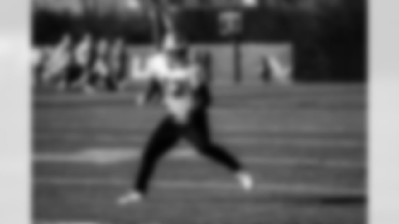 Detroit Lions linebacker Jalen Reeves-Maybin (42) during practice at the Lions training facility in Allen Park, MI on December 7, 2023. (Jeff Nguyen/Detroit Lions)