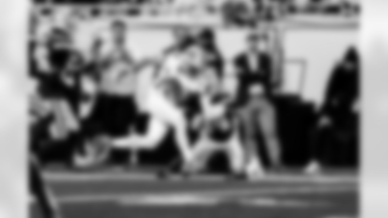 Detroit Lions wide receiver Amon-Ra St. Brown (14) during an NFL football game against the Dallas Cowboys on Thursday, Dec. 4, 2025 in Detroit. (Jeff Nguyen/Detroit Lions via AP)