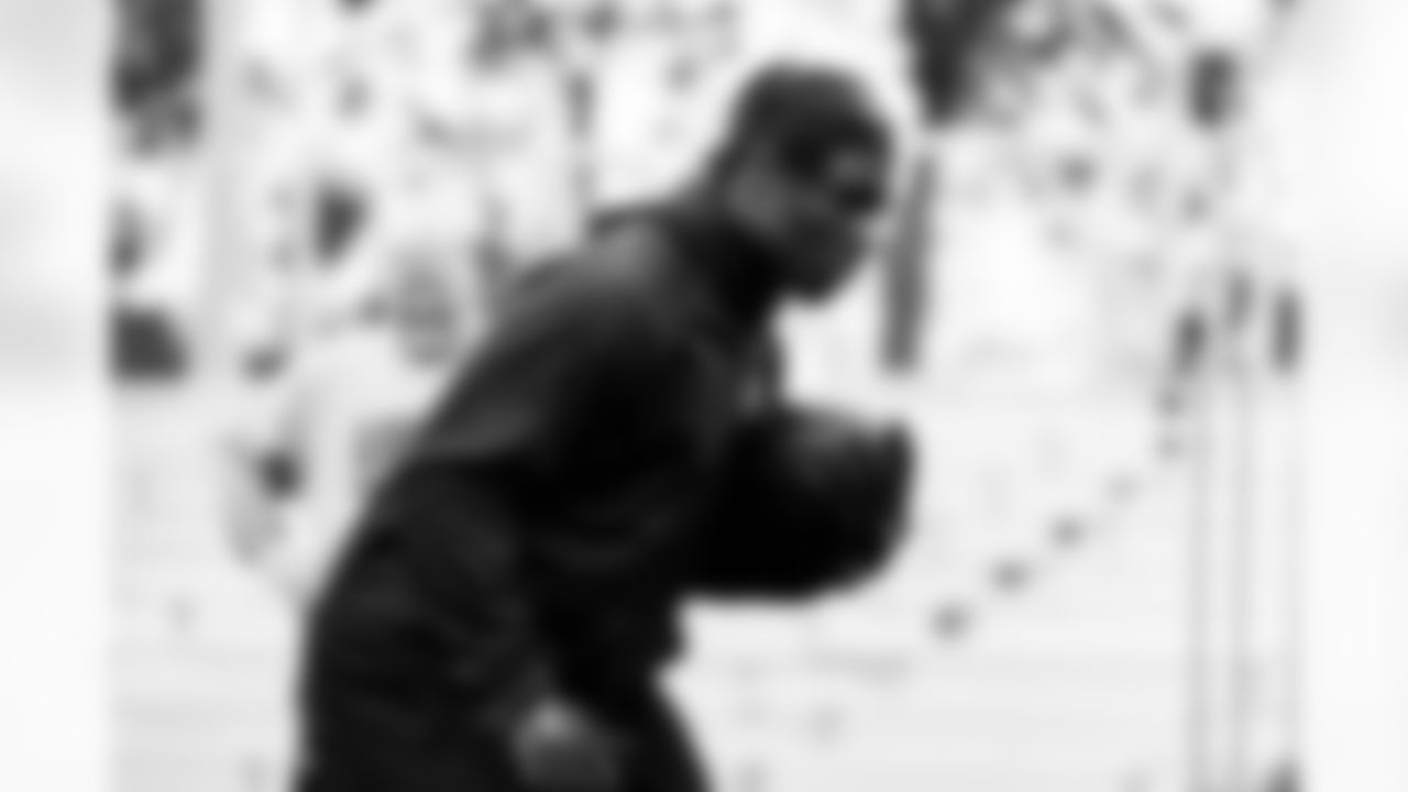 Detroit Lions running back Anthony Tyus III (42) during offseason workouts at the Meijer Performance Center on May 20, 2025 in Allen Park, Mich. (Jeff Nguyen/Detroit Lions)