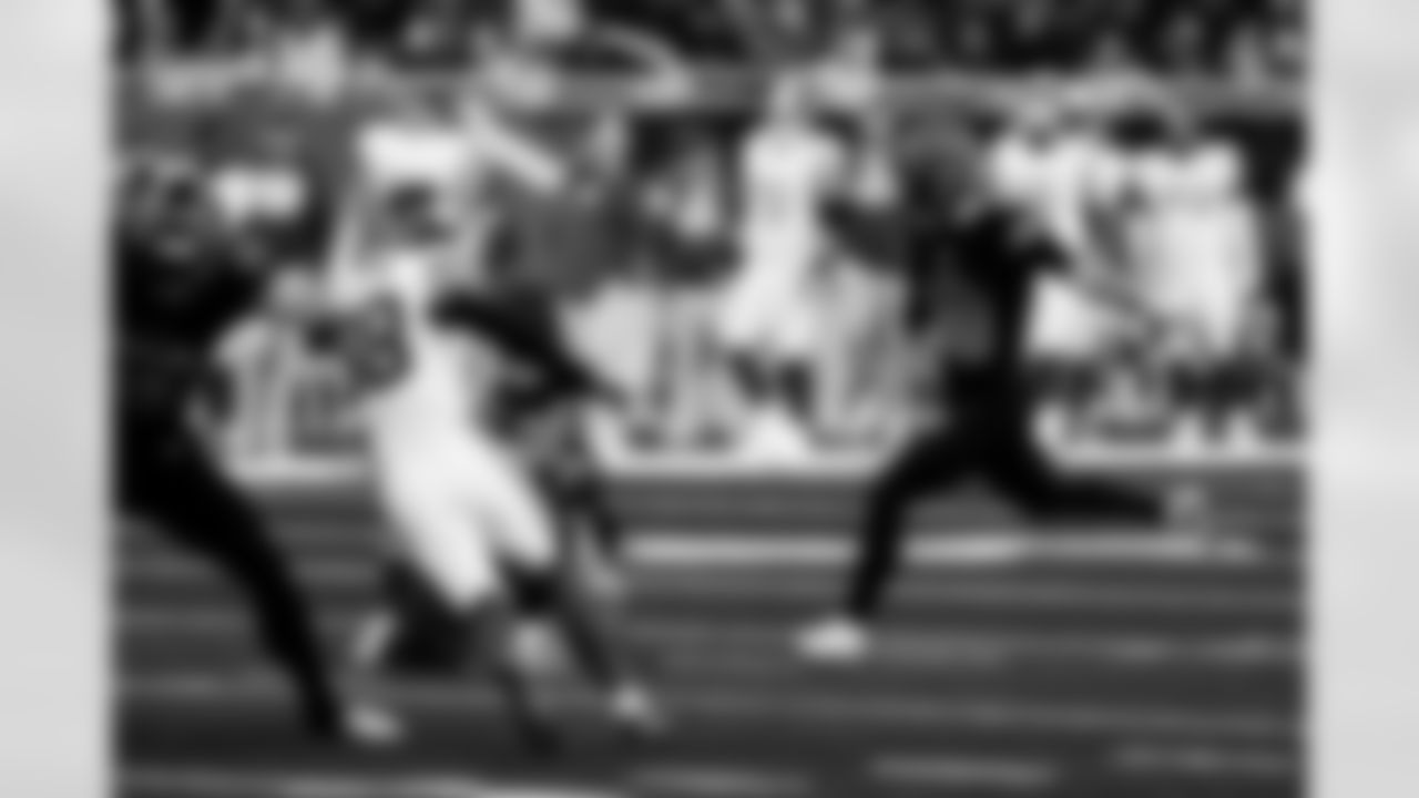 Detroit Lions kicker Jake Bates (39) during an NFL football game against the New York Giants on Sunday, Nov. 23, 2025 in Detroit. (Jeff Nguyen/Detroit Lions via AP)