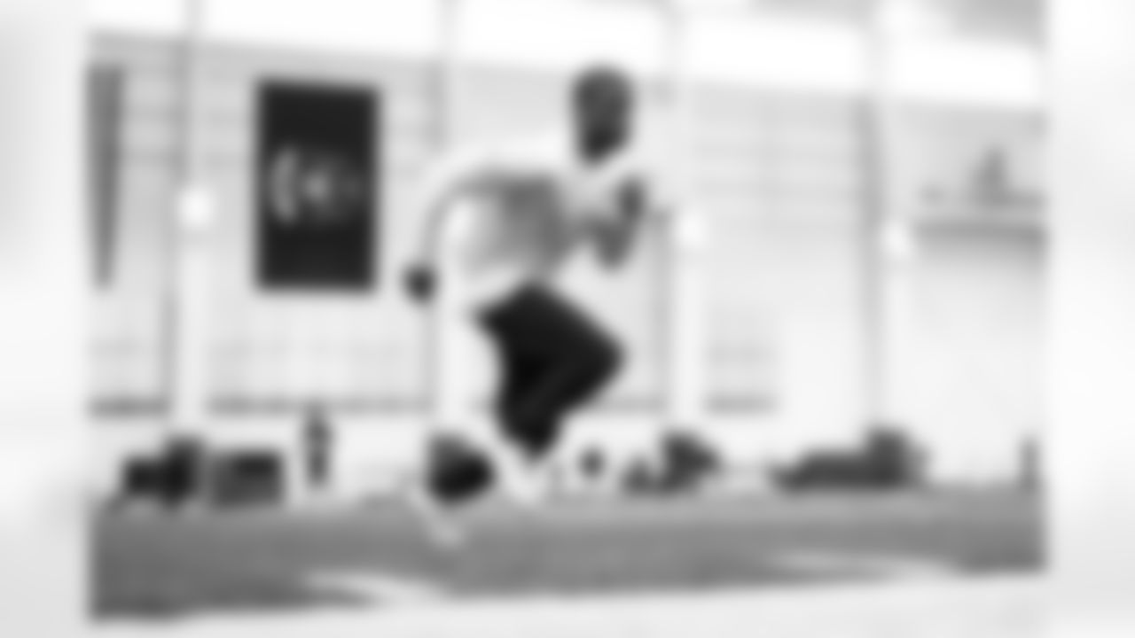 Detroit Lions Detroit Lions cornerback D.J. Reed (4) during offseason workouts at the Meijer Performance Center on May 13, 2025 in Allen Park, Mich. (Jeff Nguyen/Detroit Lions)