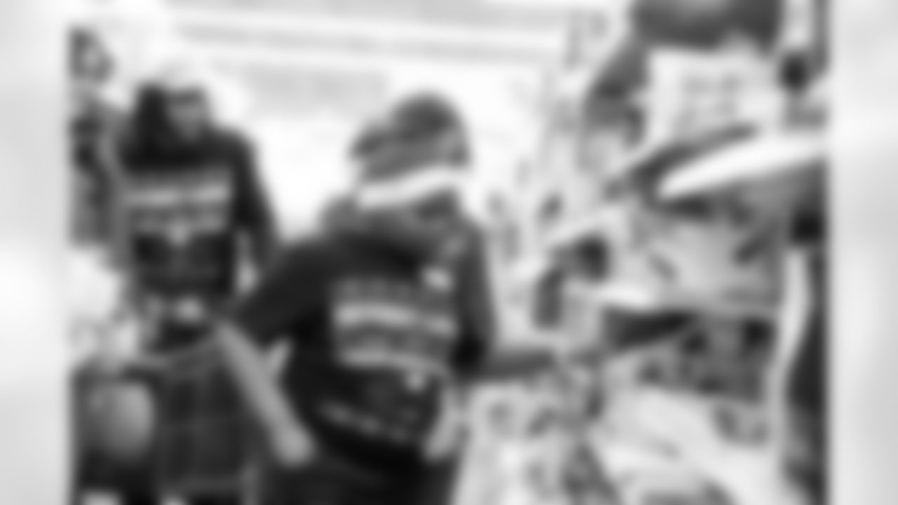 Participant picks out a toy during Shop with a Lion at Meijer on Dec. 8, 2025 in Detroit. (Stephanie VanWagoner/Detroit Lions)