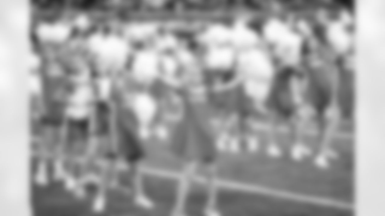 Detroit Lions Junior Cheer Clinic performs at halftime during an NFL football game against the Pittsburgh Steelers on Sunday, Dec. 21, 2025 in Detroit. (Jeff Nguyen/Detroit Lions via AP)