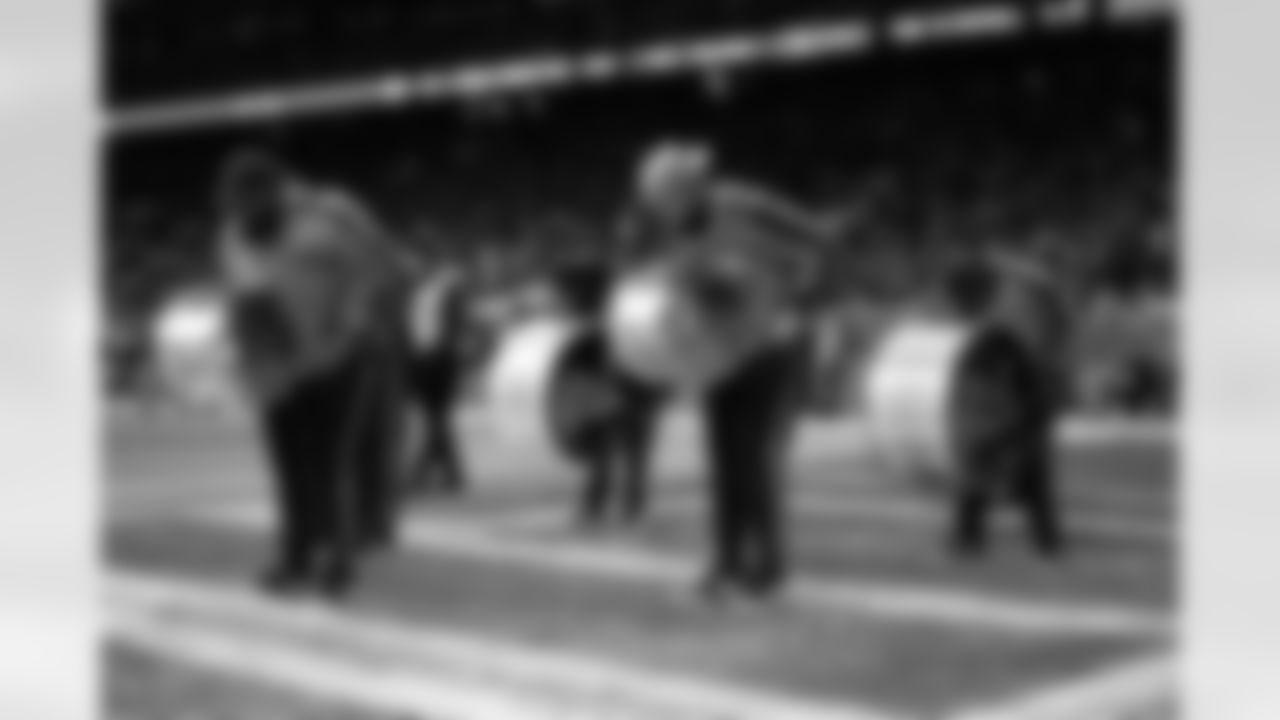 Detroit Lions Honolulu Boom performs during an NFL football game against the Green Bay Packers on Thursday, Nov. 27, 2025 in Detroit. (Mike Ferdinande/Detroit Lions)