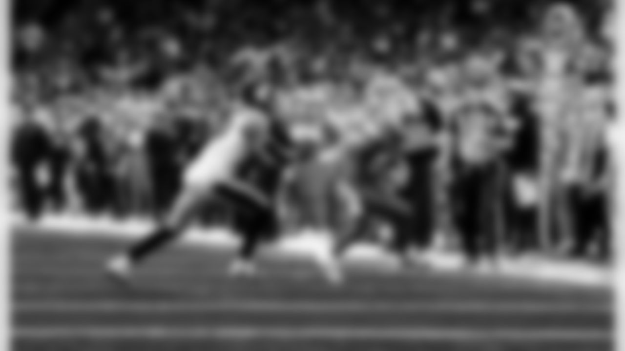 Detroit Lions tight end Anthony Firkser (86) during an NFL football game against the Pittsburgh Steelers on Sunday, Dec. 21, 2025 in Detroit. (Jeff Nguyen/Detroit Lions via AP)