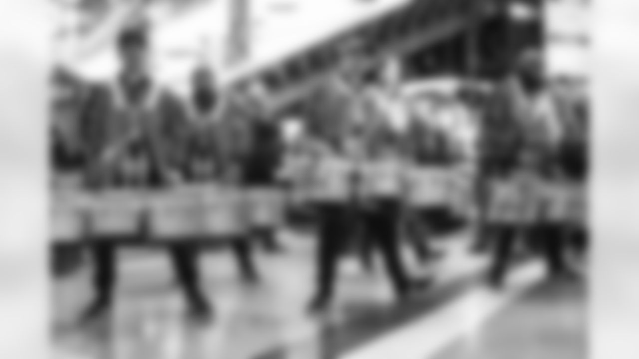 Detroit Lions Honolulu Boom performs before an NFL football game against the Pittsburgh Steelers on Sunday, Dec. 21, 2025 in Detroit. (Mike Ferdinande/Detroit Lions)