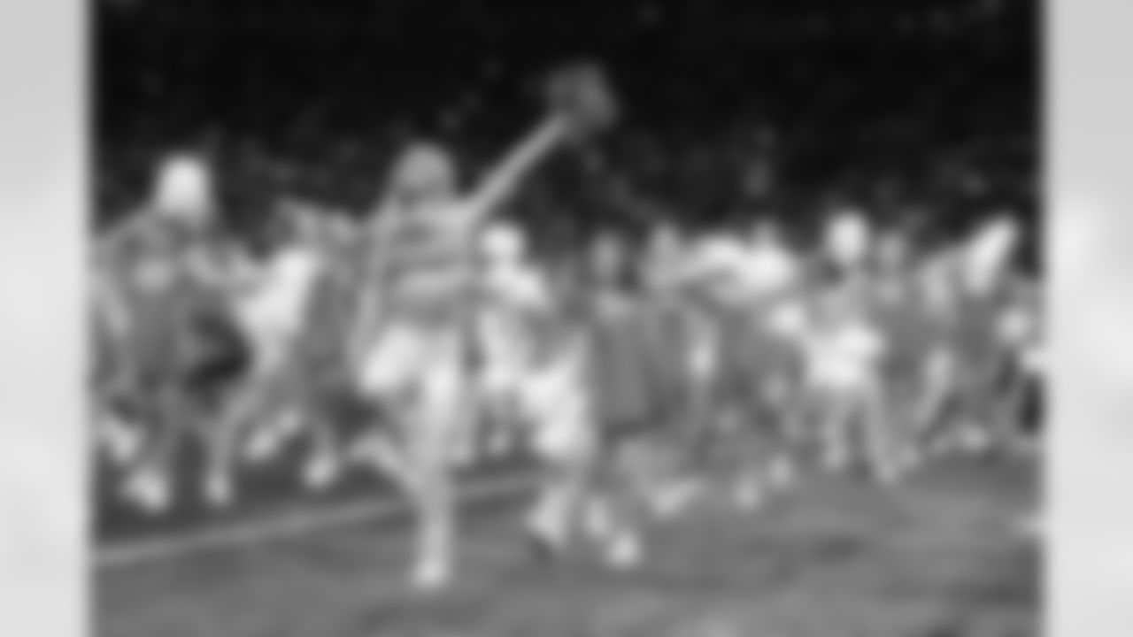 Junior Cheer participants perform at halftime during an NFL football game against the Pittsburgh Steelers on Sunday, Dec. 21, 2025 in Detroit. (Mike Ferdinande/Detroit Lions)