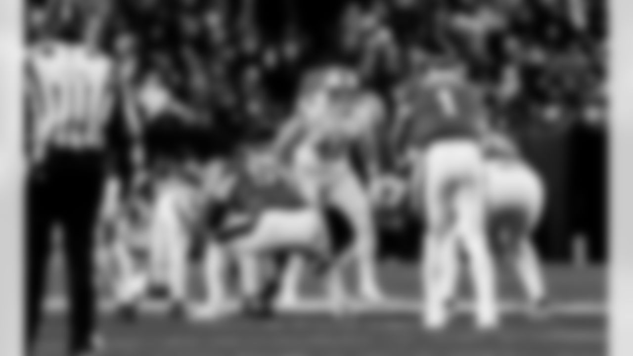 Detroit Lions linebacker Jack Campbell (46) during an NFL football game against the Philadelphia Eagles on Sunday, Nov. 16, 2025 in Philadelphia. (Jeff Nguyen/Detroit Lions via AP)