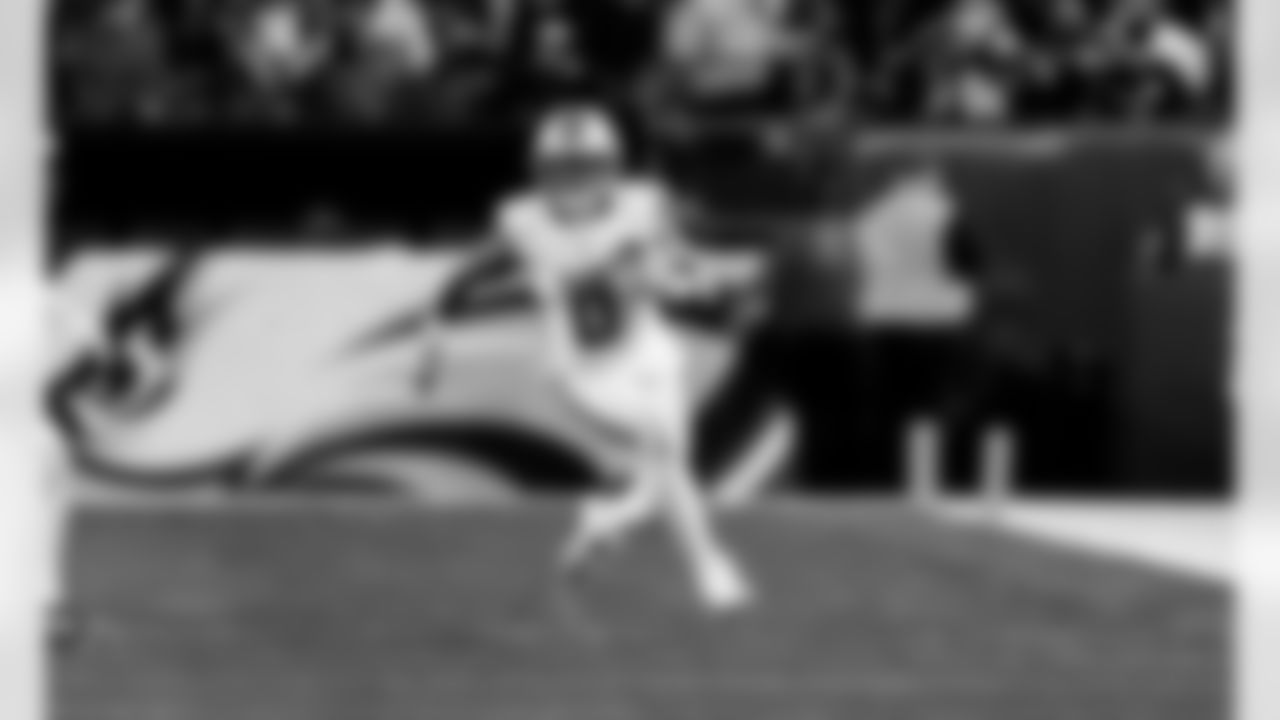 Detroit Lions running back Jahmyr Gibbs (0) during an NFL football game against the Philadelphia Eagles on Sunday, Nov. 16, 2025 in Philadelphia. (Jeff Nguyen/Detroit Lions via AP)