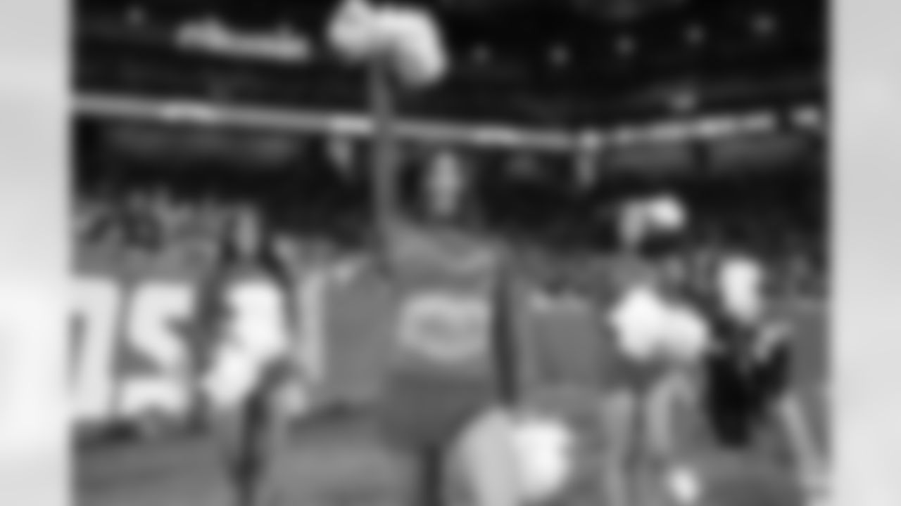 Detroit Lions Cheerleaders perform during an NFL football game against the Minnesota Vikings on Sunday, Nov. 2, 2025 in Detroit. (Mike Ferdinande/Detroit Lions)