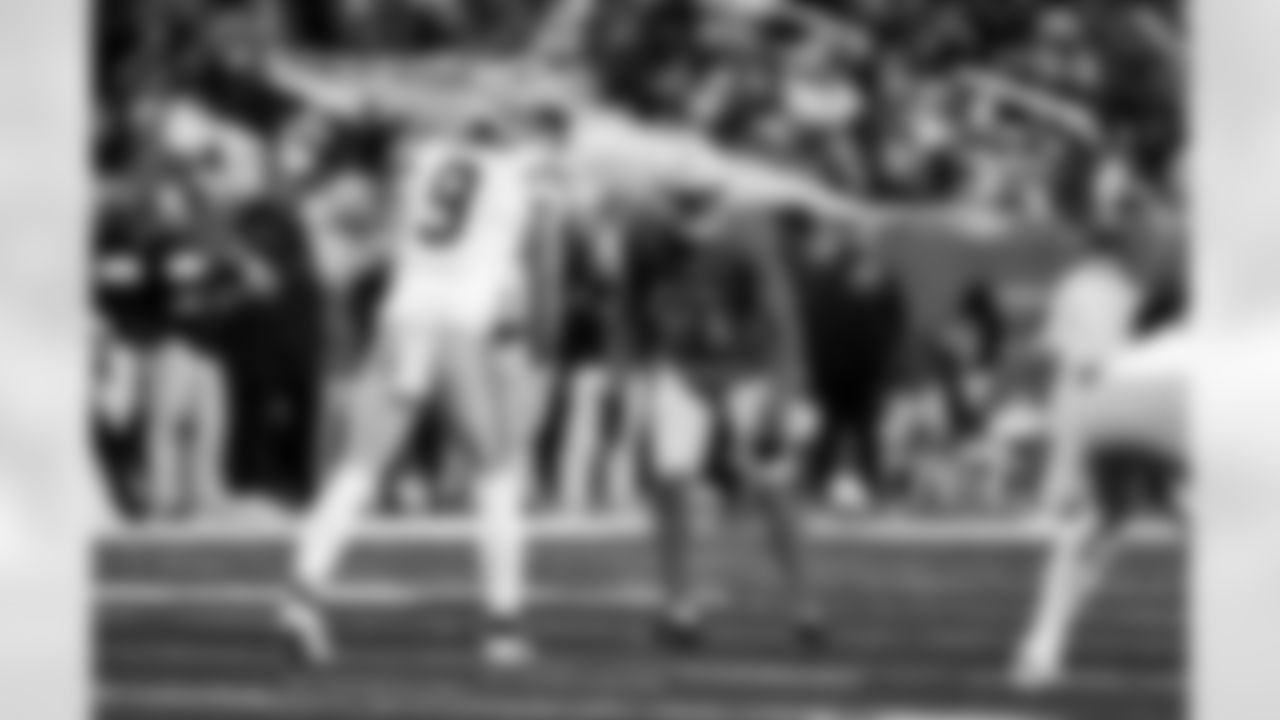 Detroit Lions cornerback Amik Robertson (21) during an NFL football game against the Green Bay Packers on Thursday, Nov. 27, 2025 in Detroit. (Jeff Nguyen/Detroit Lions via AP)