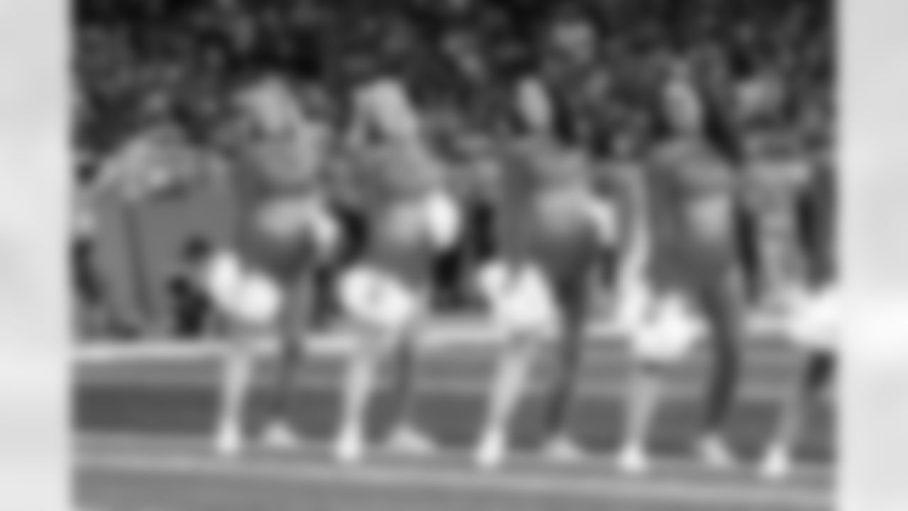 Detroit Lions Cheerleaders perform during an NFL football game against the Minnesota Vikings on Sunday, Nov. 2, 2025 in Detroit. (Mike Ferdinande/Detroit Lions)