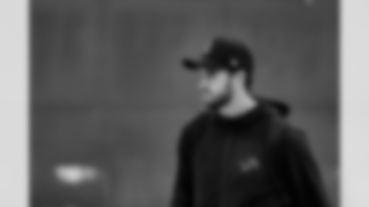 Detroit Lions punter Jack Fox (3) travels to Washington, D.C. on Nov. 8, 2025. (Jeff Nguyen/Detroit Lions via AP)