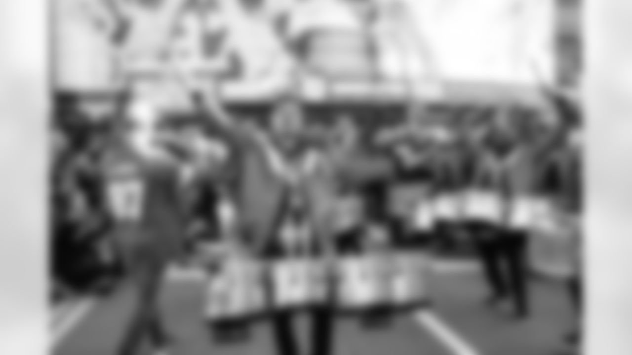 Detroit Lions Honolulu Boom performs before an NFL football game against the Minnesota Vikings on Sunday, Nov. 2, 2025 in Detroit. (Mike Ferdinande/Detroit Lions)