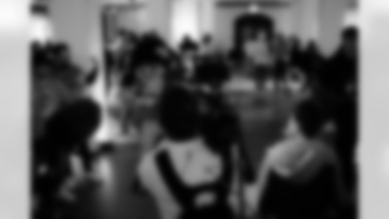 Fans attend a Thanksgiving game watch party on Thursday, Nov. 27, 2025 in Cologne, Germany. (Felix Lindenbeck/Detroit Lions via AP)