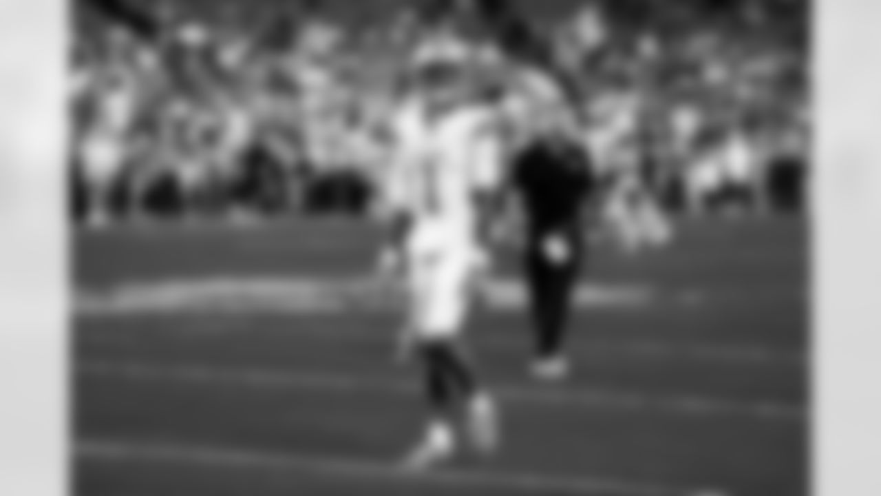 Detroit Lions wide receiver Jameson Williams (1) before an NFL football game against the Kansas City Chiefs on Sunday, Oct. 12, 2025 in Kansas City, MO. (Jeff Nguyen/Detroit Lions via AP)