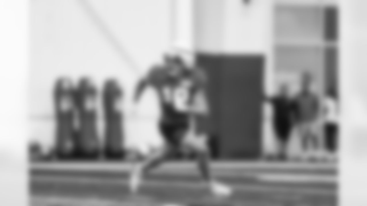 Detroit Lions wide receiver Isaac TeSlaa (18) during training camp at the Meijer Performance Center on Aug. 18, 2025 in Allen Park, Mich. (Jeff Nguyen/Detroit Lions)