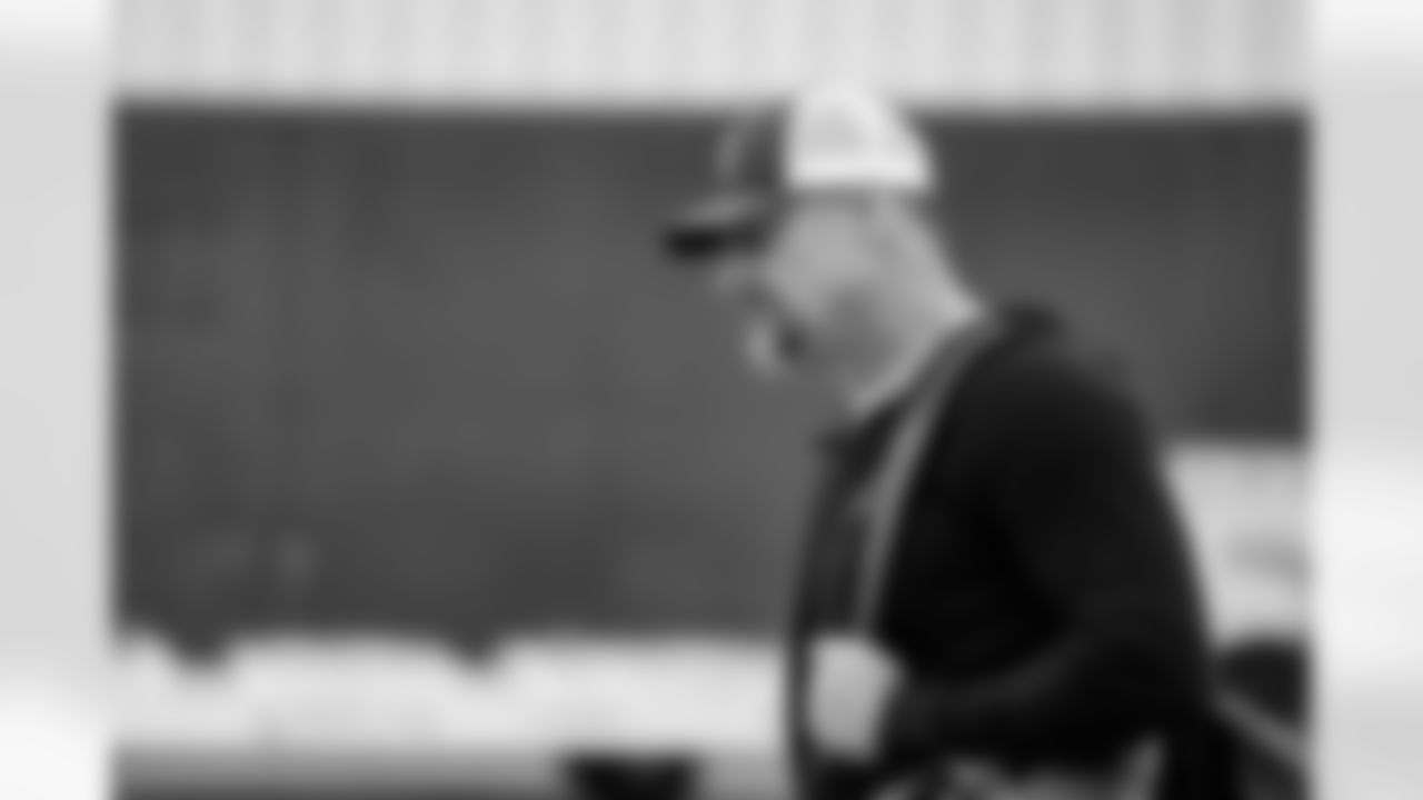 Detroit Lions head coach Dan Campbell travels to Washington, D.C. on Nov. 8, 2025. (Jeff Nguyen/Detroit Lions via AP)