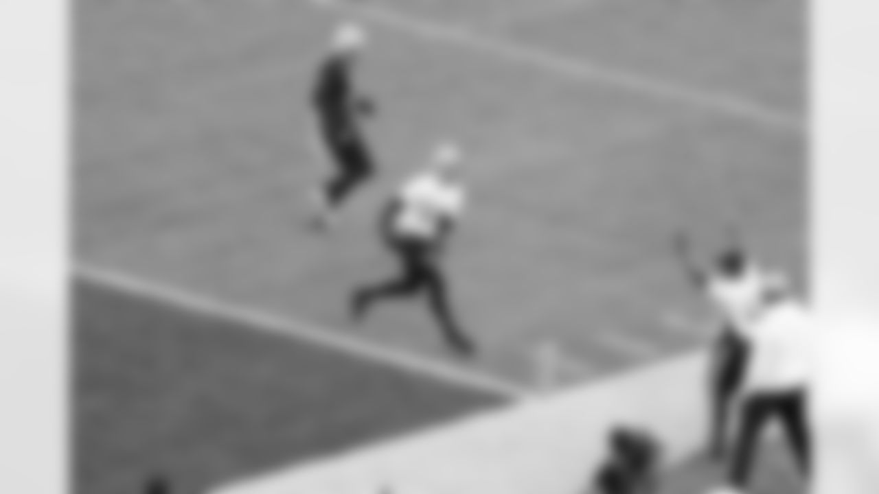 Detroit Lions wide receiver Amon-Ra St. Brown (14) during the 2024 Pro Bowl Games in Orlando, FL on February 4, 2024. (Jeff Nguyen/Detroit Lions via AP)