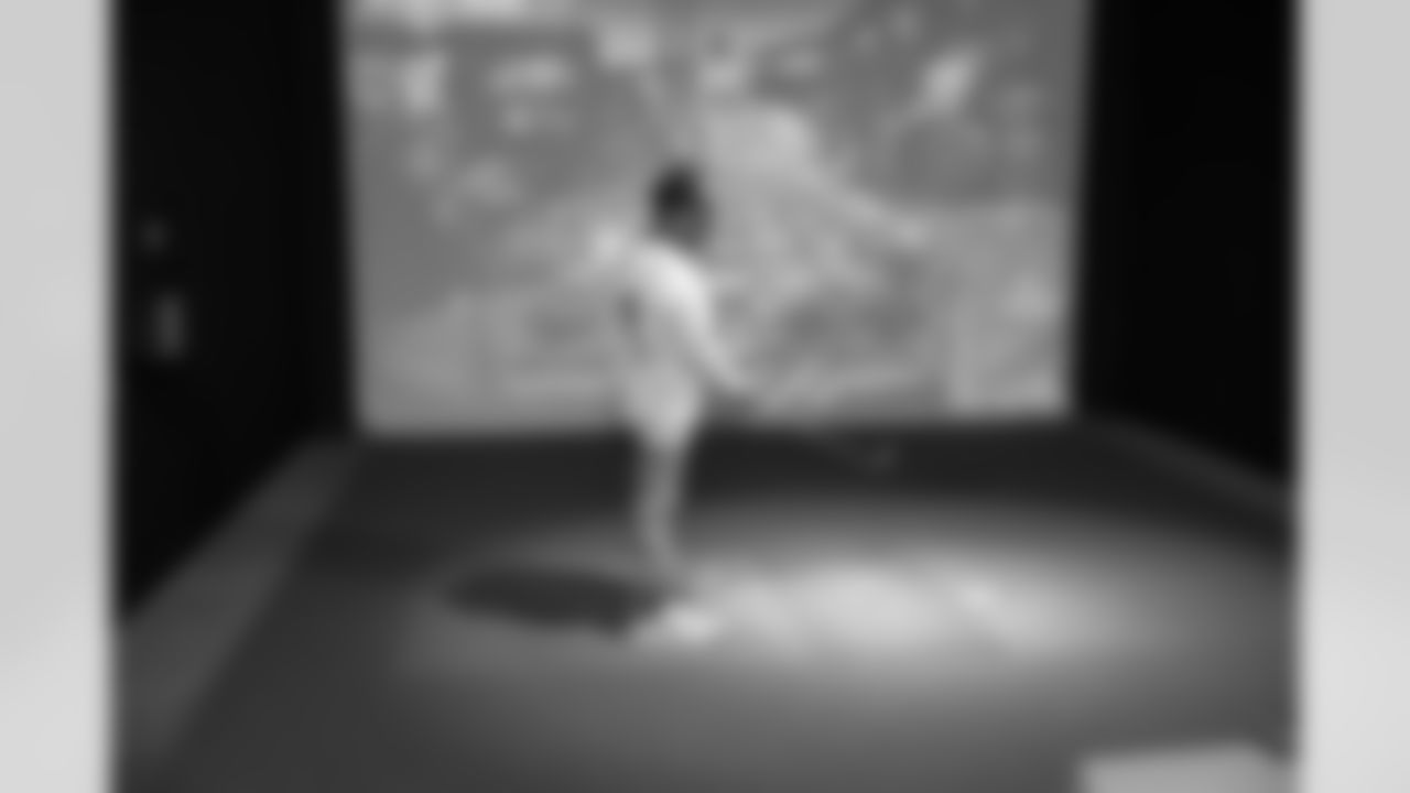 Guests during a Strike for Literacy event at Five Iron Golf on Nov. 3, 2025 in Detroit.(Carl Jones II/Detroit Lions)