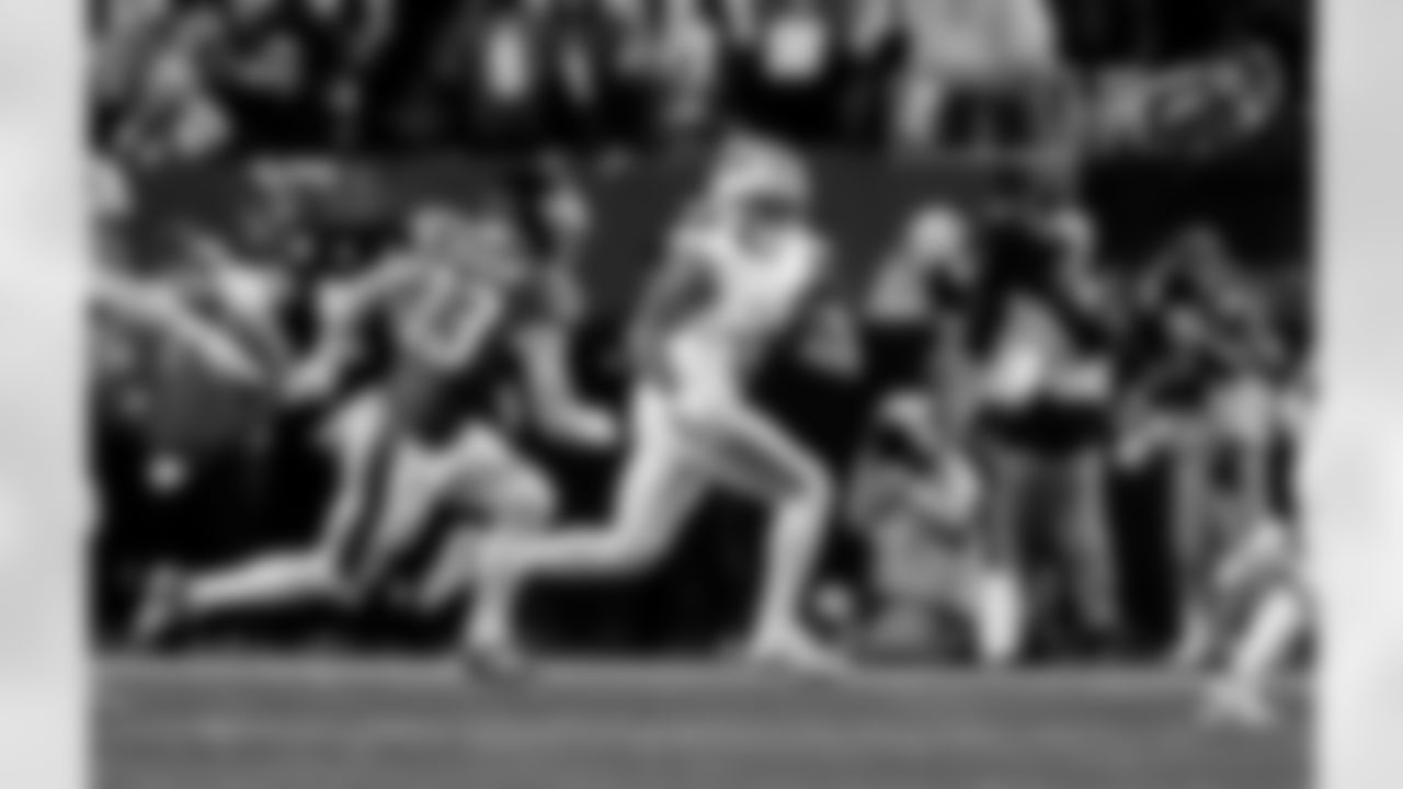 Detroit Lions running back Jahmyr Gibbs (0) during an NFL football game against the Philadelphia Eagles on Sunday, Nov. 16, 2025 in Philadelphia. (Jeff Nguyen/Detroit Lions via AP)