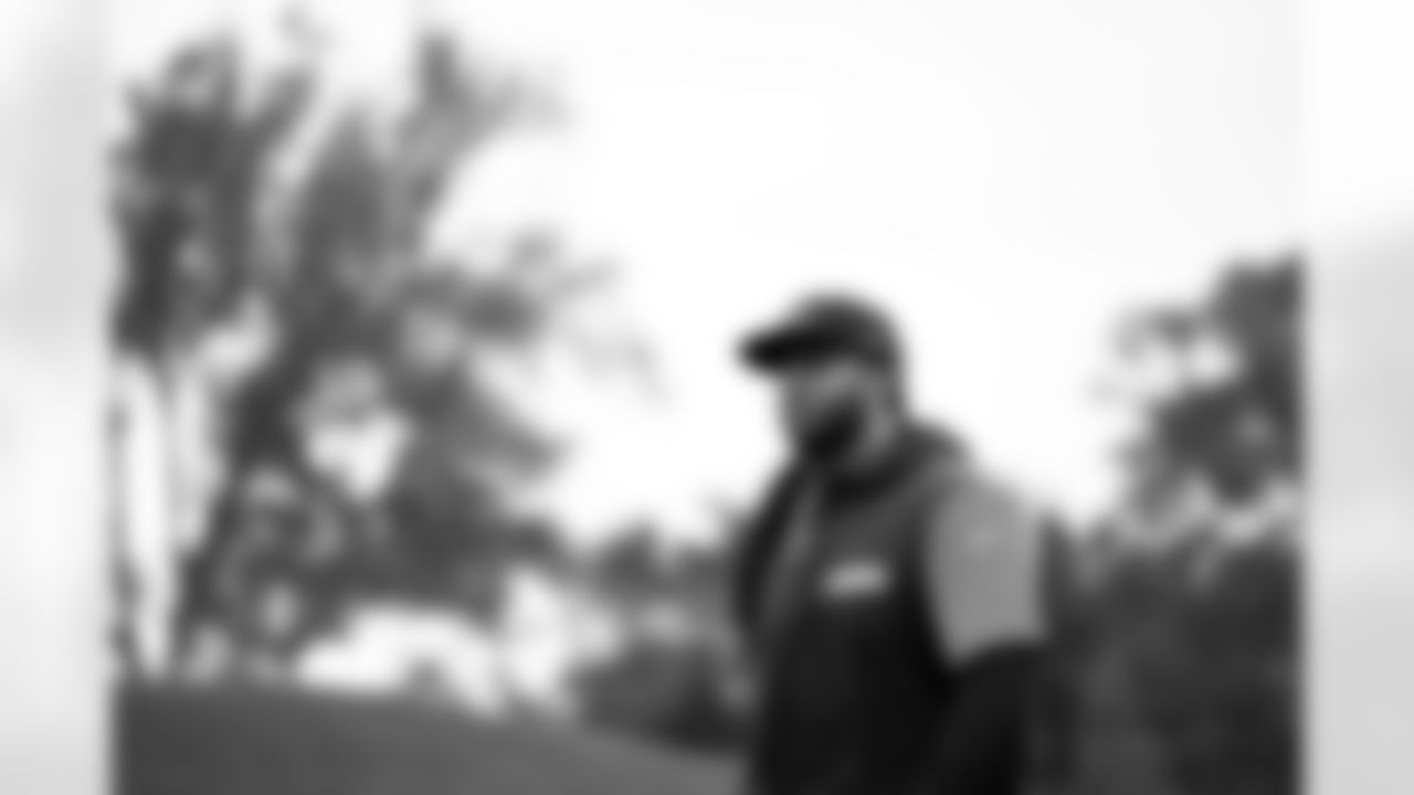 Detroit Lions defensive coordinator Kelvin Sheppard during offseason workouts at the Meijer Performance Center on May 14, 2025 in Allen Park, Mich. (Jeff Nguyen/Detroit Lions)