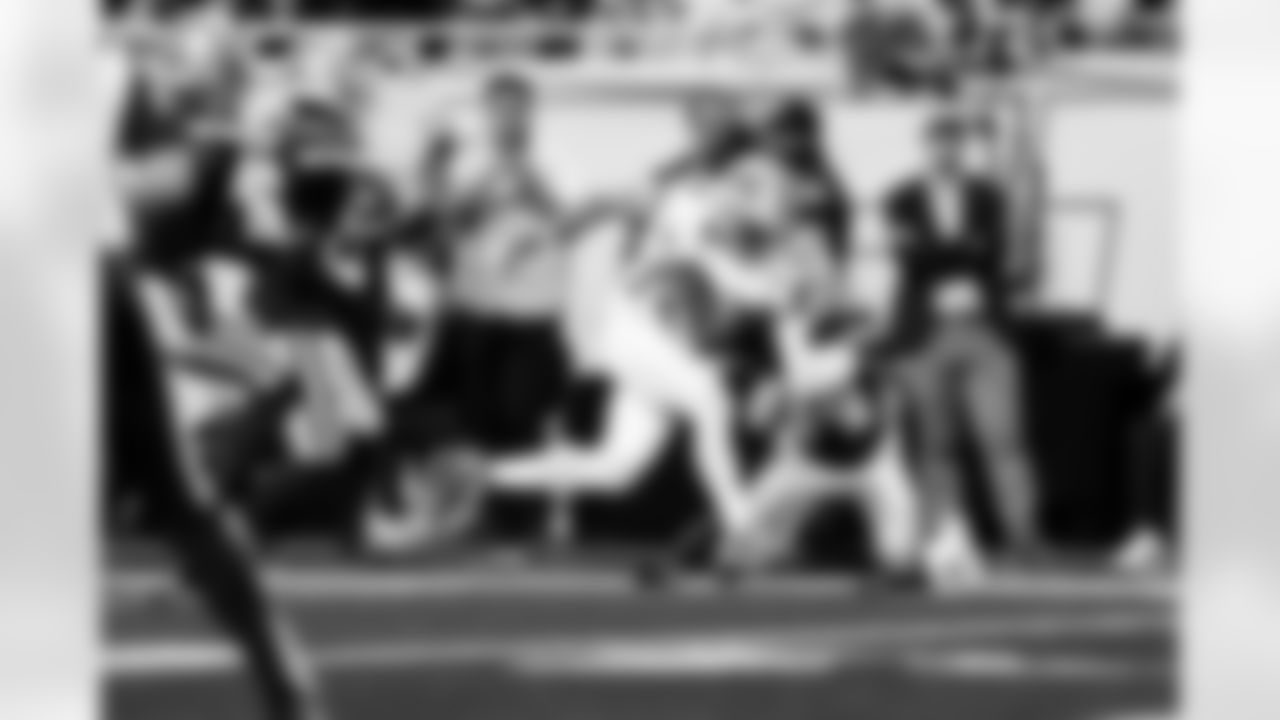 Detroit Lions wide receiver Amon-Ra St. Brown (14) during an NFL football game against the Dallas Cowboys on Thursday, Dec. 4, 2025 in Detroit. (Jeff Nguyen/Detroit Lions via AP)