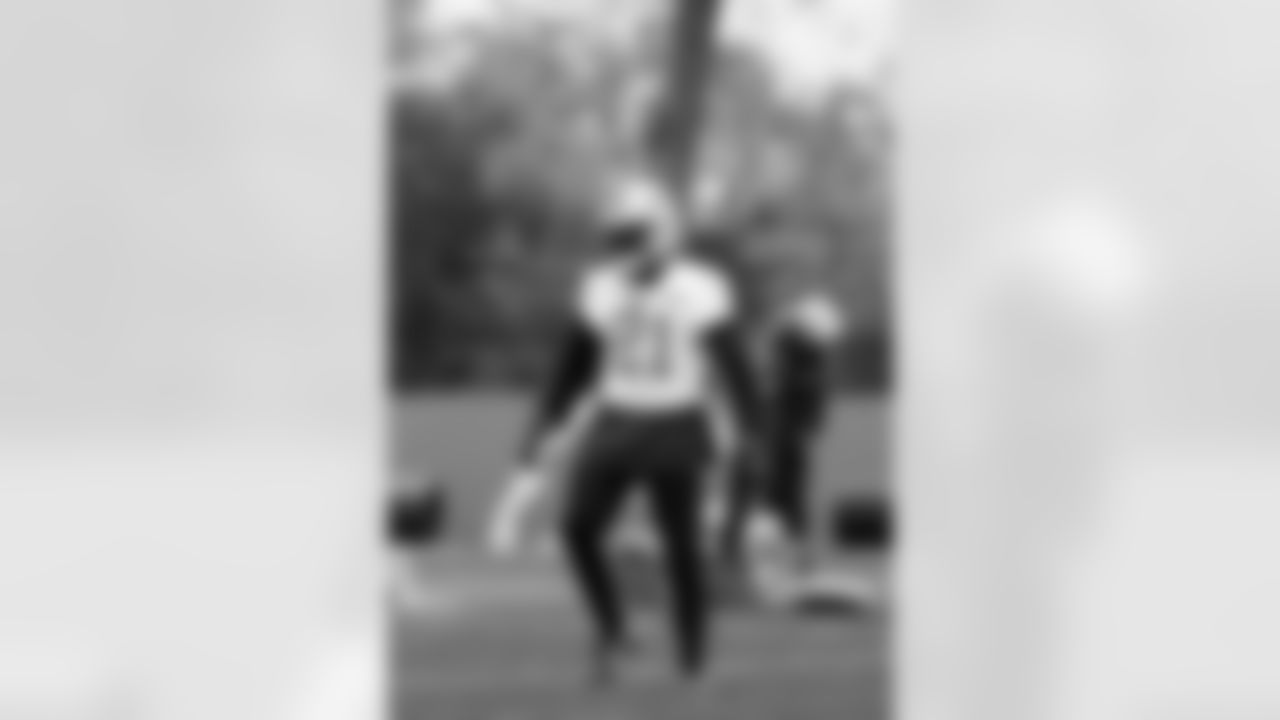 Detroit Lions cornerback Amik Robertson (21) during practice at the Meijer Performance Center on Nov. 7, 2025 in Allen Park, Mich. (Jeff Nguyen/Detroit Lions)