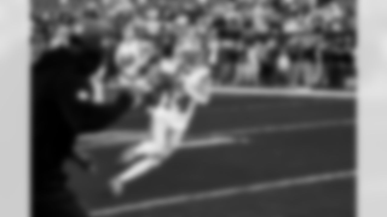 Detroit Lions wide receiver Amon-Ra St. Brown (14) before an NFL football game against the Washington Commanders on Sunday, Nov. 9, 2025 in Landover, Md. (Jeff Nguyen/Detroit Lions via AP)