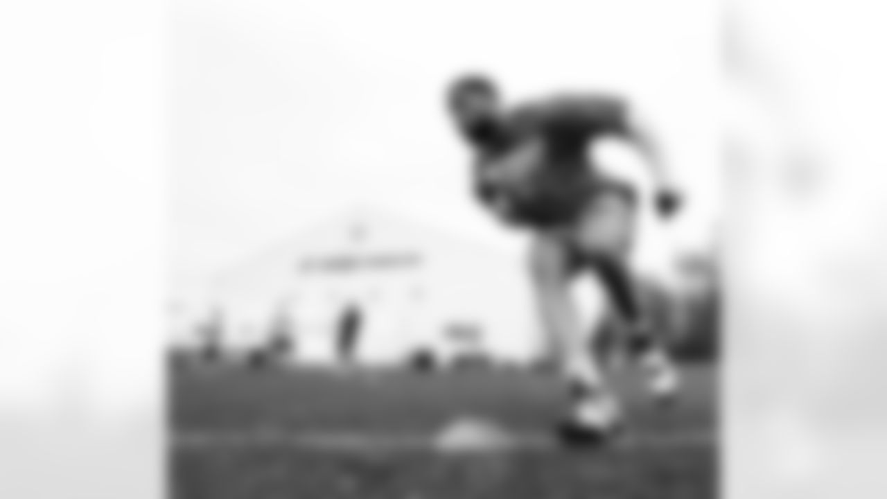 Detroit Lions wide receiver Tim Patrick (12) during offseason workouts at the Meijer Performance Center on May 14, 2025 in Allen Park, Mich. (Jeff Nguyen/Detroit Lions)