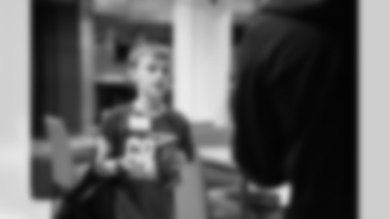 Student from Allendale Evergreen Elementary Trick or Treating during the One Pride Literacy Fest at Ford Field on Oct. 28, 2025 in Detroit. (Steven Stark/Detroit Lions)