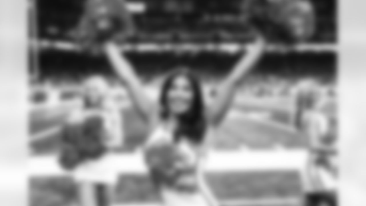 Detroit Lions Cheerleaders perform during an NFL football game against the Houston Texans on Saturday, Aug. 23, 2025 in Detroit. (Stephanie VanWagoner/Detroit Lions)