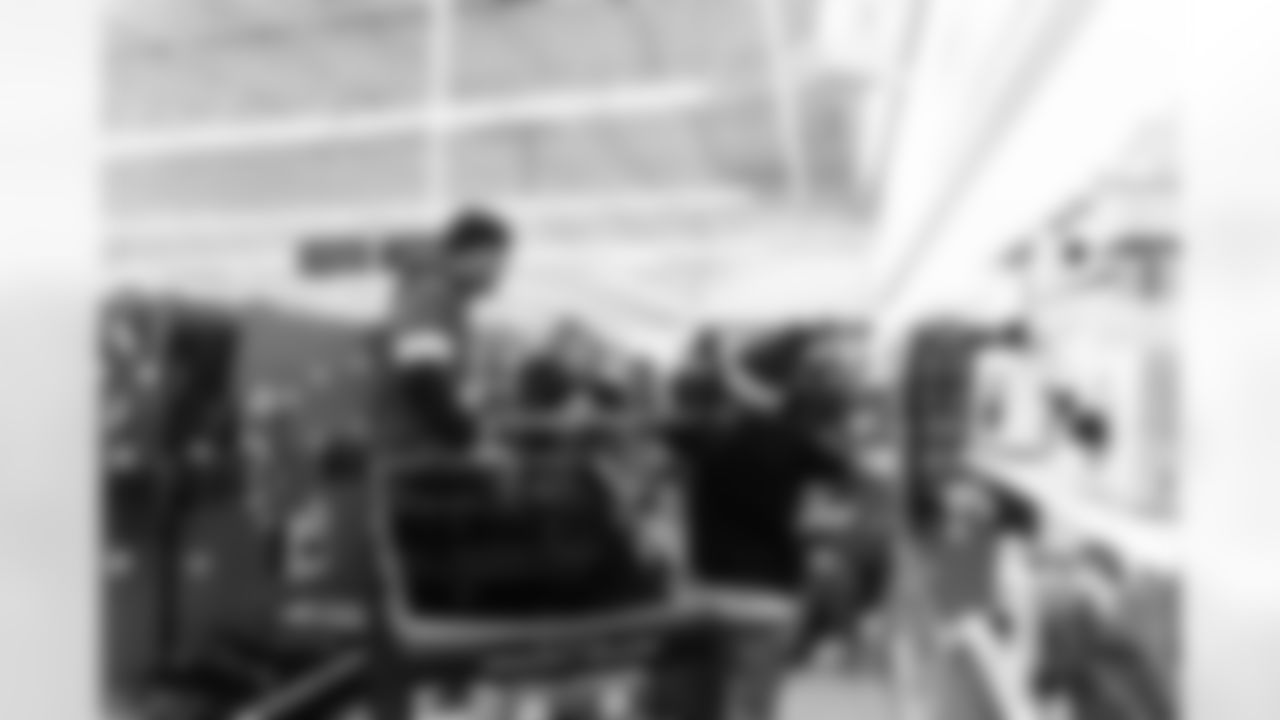 Detroit Lions wide receiver Amon-Ra St. Brown (14) during Shop with a Lion at Meijer on Dec. 8, 2025 in Detroit. (Stephanie VanWagoner/Detroit Lions)