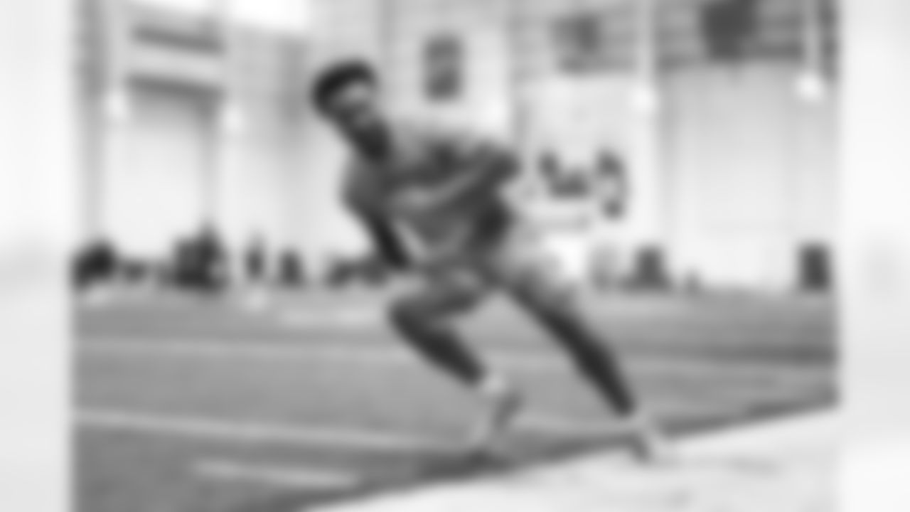 Detroit Lions defensive back Brian Branch (32) during offseason workouts at the Meijer Performance Center on May 13, 2025 in Allen Park, Mich. (Jeff Nguyen/Detroit Lions)