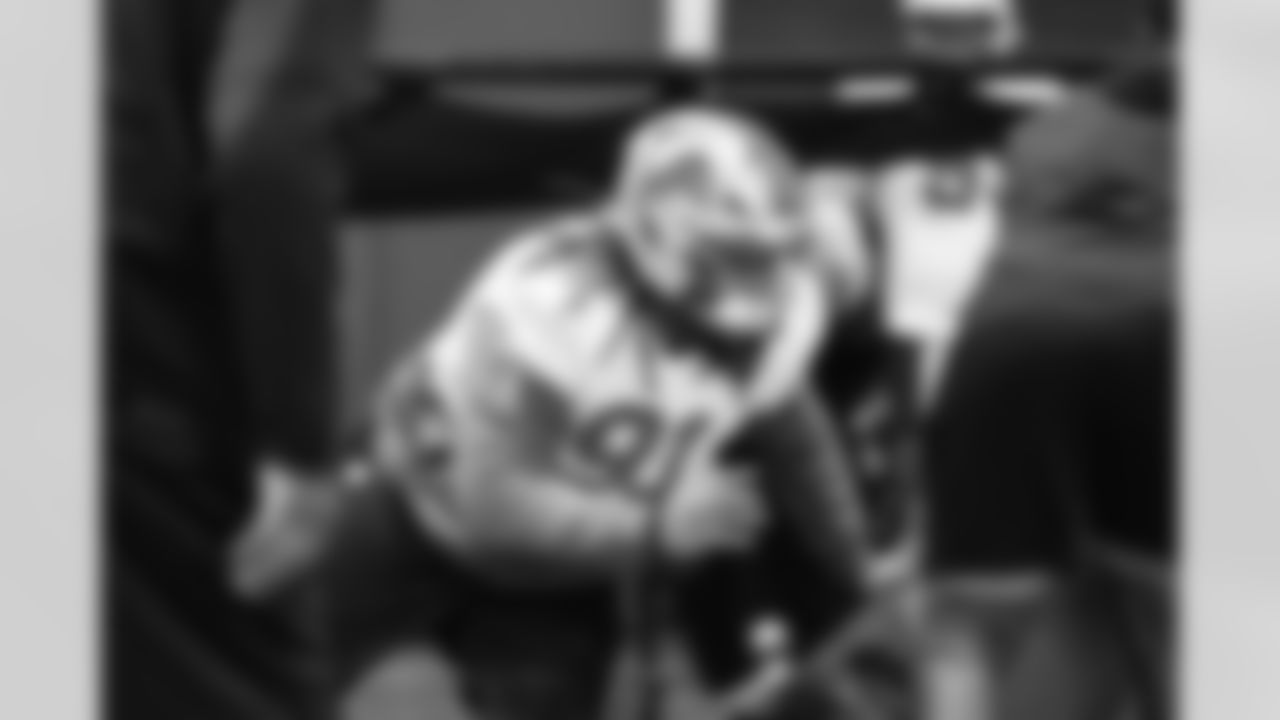 Detroit Lions defensive lineman Tyleik Williams (91) during practice at the Meijer Performance Center on Dec. 19, 2025 in Allen Park, Mich. (Jeff Nguyen/Detroit Lions)