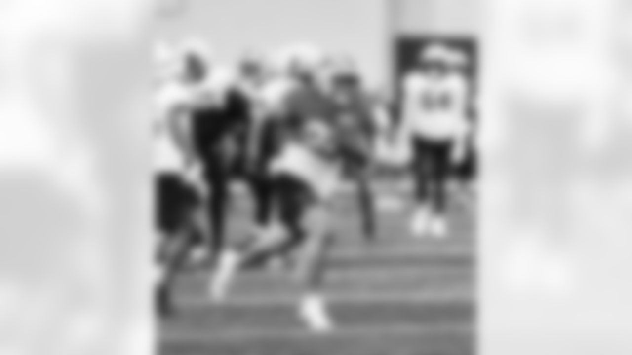 Detroit Lions running back Sione Vaki (33) during training camp at the Meijer Performance Center on Aug. 18, 2025 in Allen Park, Mich. (Jeff Nguyen/Detroit Lions)