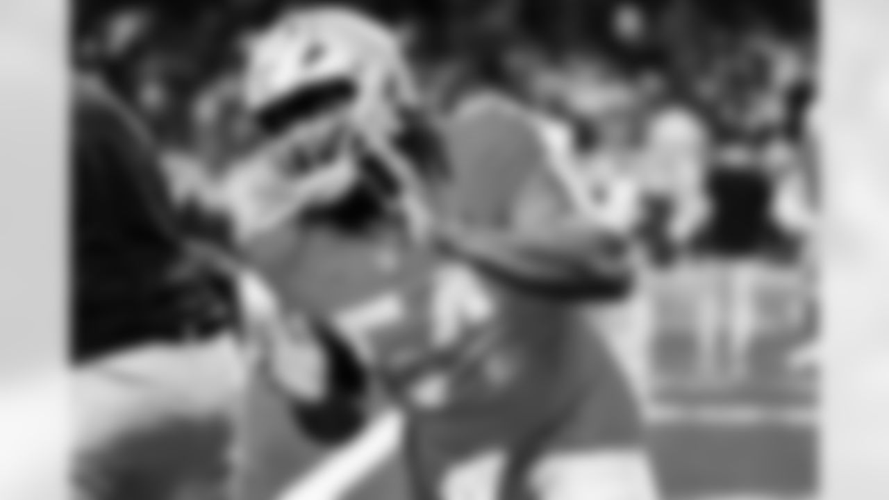 Detroit Lions defensive lineman Alim McNeill (54) before an NFL football game against the Green Bay Packers on Thursday, Nov. 27, 2025 in Detroit. (Jeff Nguyen/Detroit Lions via AP)