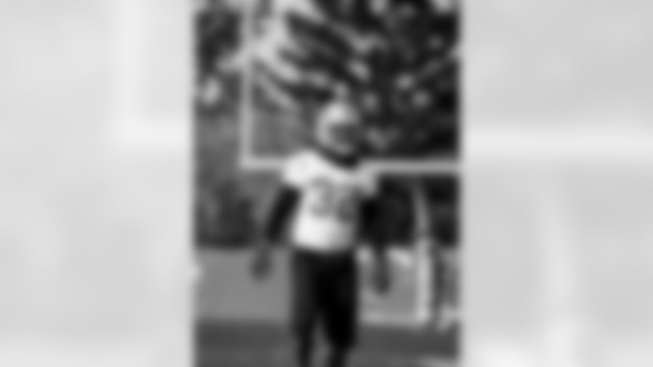 Detroit Lions defensive back Brian Branch (32) during practice at the Meijer Performance Center on Nov. 6, 2025 in Allen Park, Mich. (Jeff Nguyen/Detroit Lions)