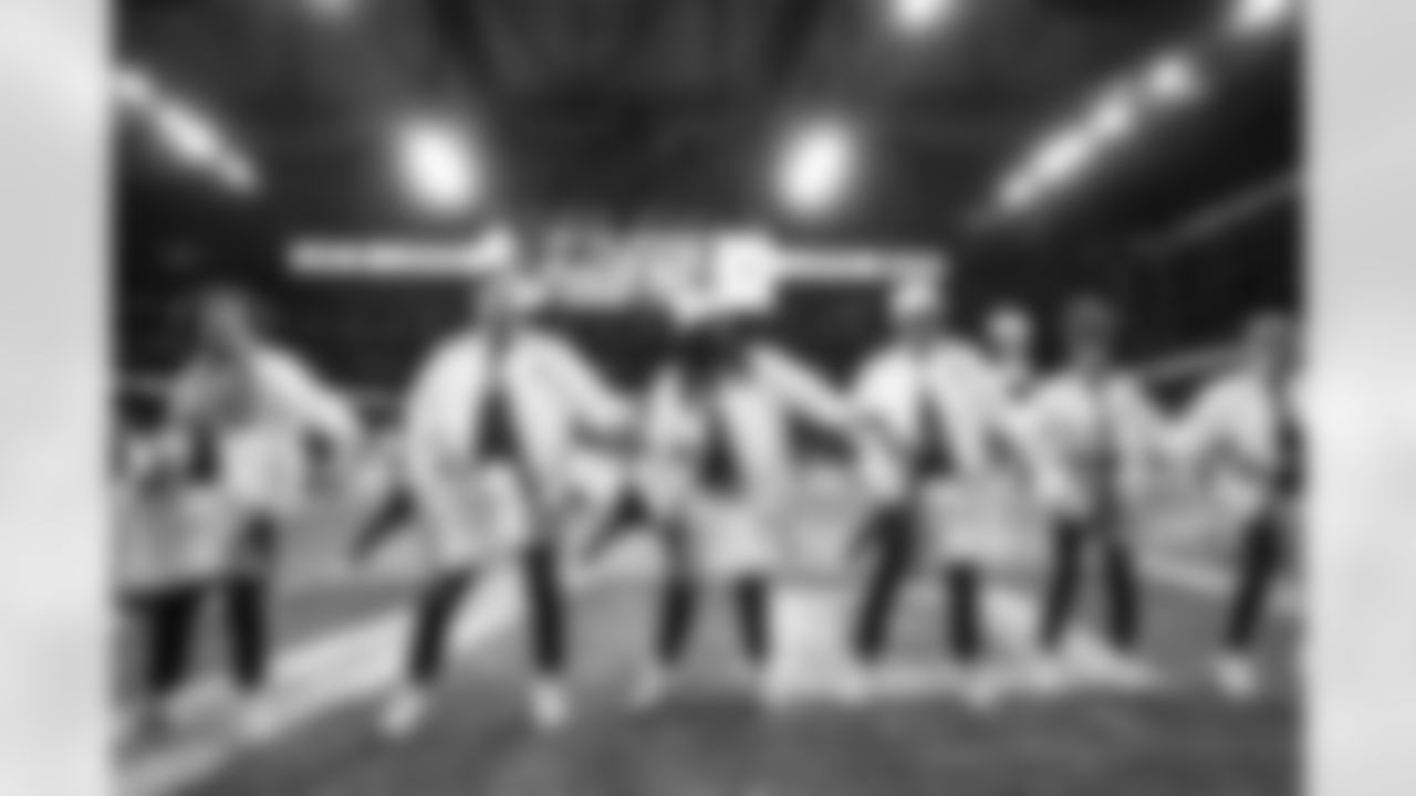 Detroit Lions Honolulu Boom performs during an NFL football game against the Dallas Cowboys on Thursday, Dec. 4, 2025 in Detroit. (Mike Ferdinande/Detroit Lions)