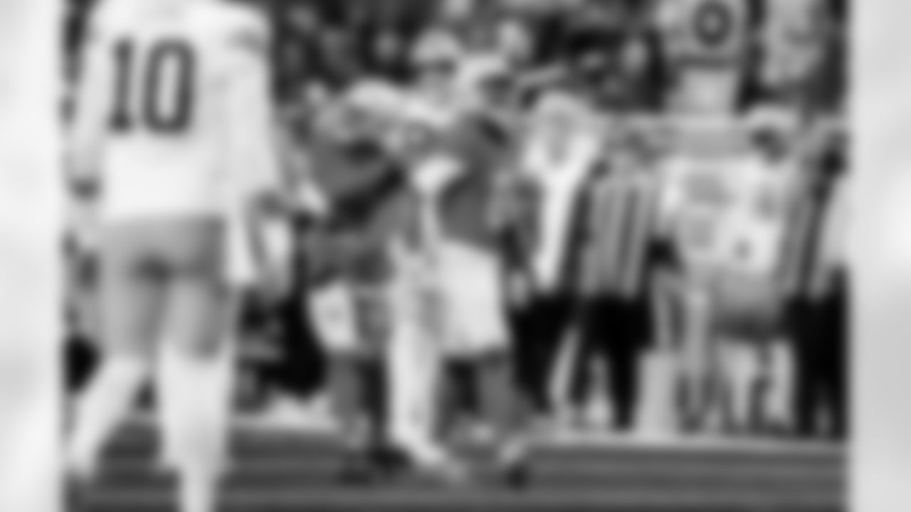 Detroit Lions cornerback Terrion Arnold (6) during an NFL football game against the Green Bay Packers on Thursday, Nov. 27, 2025 in Detroit. (Jeff Nguyen/Detroit Lions via AP)