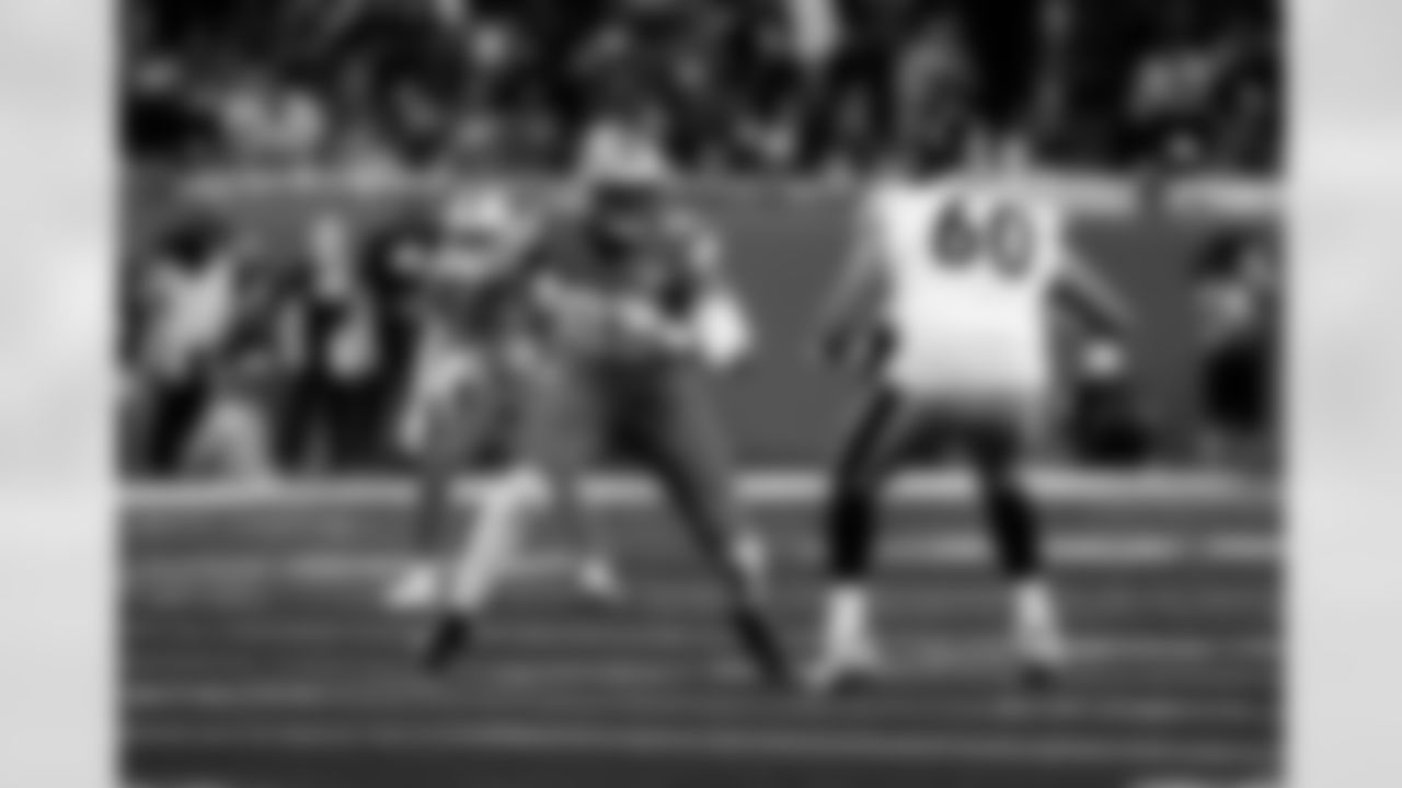 Detroit Lions edge rusher Marcus Davenport (92) during an NFL football game against the Pittsburgh Steelers on Sunday, Dec. 21, 2025 in Detroit. (Jeff Nguyen/Detroit Lions via AP)