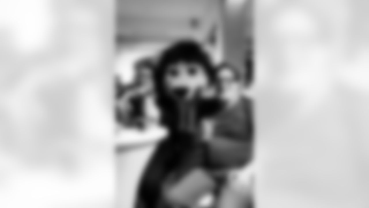 Fans attend a Thanksgiving game watch party on Thursday, Nov. 27, 2025 in Cologne, Germany. (Felix Lindenbeck/Detroit Lions via AP)