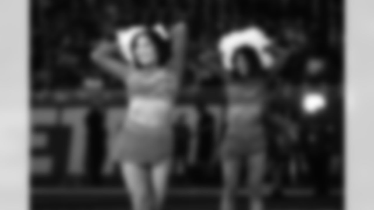 Detroit Lions Cheerleaders perform before an NFL football game against the Miami Dolphins on Saturday, Aug. 16, 2025 in Detroit. (Mike Ferdinande/Detroit Lions)